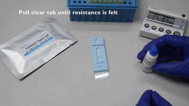 TYPHIDOT RAPID IgM TEST Instruction Video смотреть онлайн