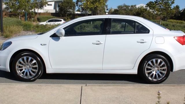 2012 Suzuki Kizashi FR MY11 Touring White 6 Speed Constant Variable Sedan