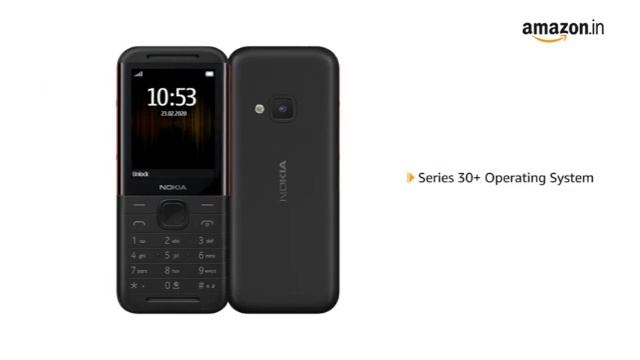 Nokia 5310 Dual SIM Feature Phone with MP3 Player, Wireless FM Radio and Rear Camera (Black/Red) смотреть онлайн