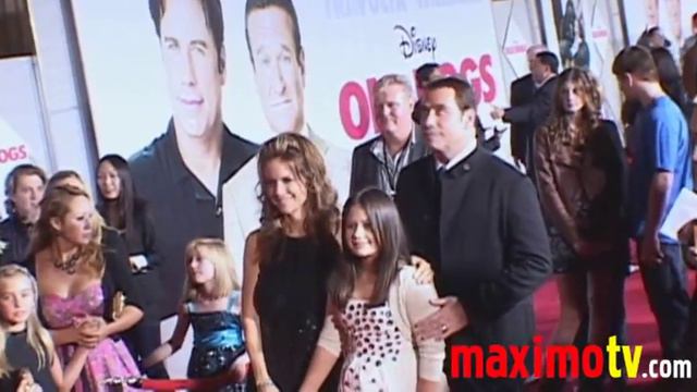 John Travolta, Kelly Preston And Daughter Ella Bleu Travolta At OLD DOGS Premiere
