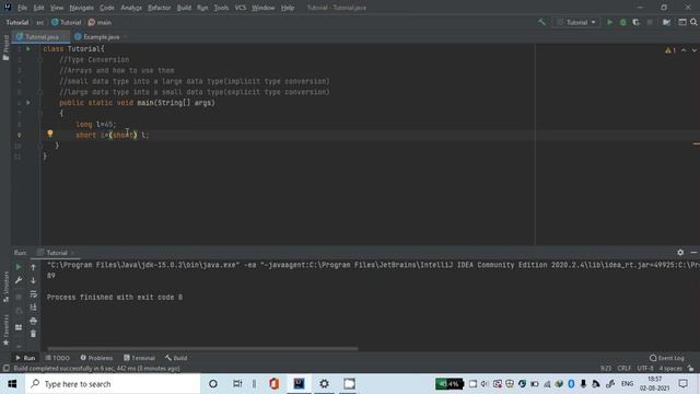 Java Programming Tutorial 14- Global, Local Variables, Type Conversion and Arrays (in English) смотреть онлайн