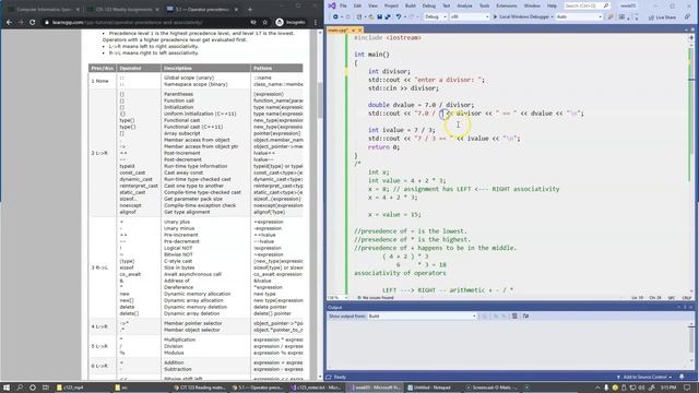 5.3 Arithmetic operators, division by zero смотреть онлайн