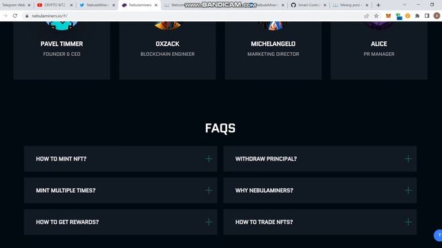 NEBULAMINERS - next generation cloud mining platform// mint,trade,satke nft// earn 3.2% per day смотреть онлайн
