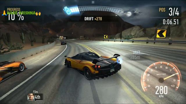 NFS No Limits| Lost Final Race Pagani Huayra BC| Bad Driving | Comment below👇the failure reasons смотреть онлайн