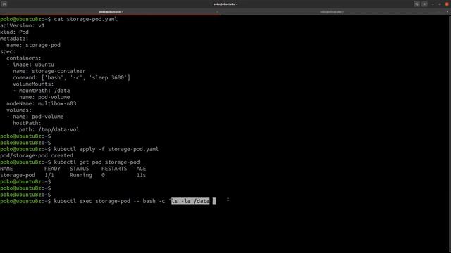 Adding External Storage to Pods Kubernetes смотреть онлайн