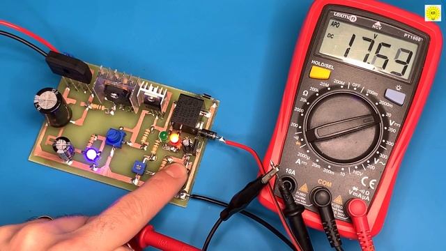 auto cut off 12 volt battery charger circuit 10A смотреть онлайн