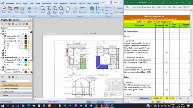 Estimating Tab & Excel Integration in PlanSwift | Tutorial 4 | Sinhala смотреть онлайн