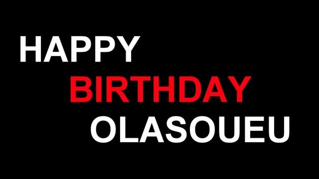 ROBLOX- Happy birthday olasoueu смотреть онлайн