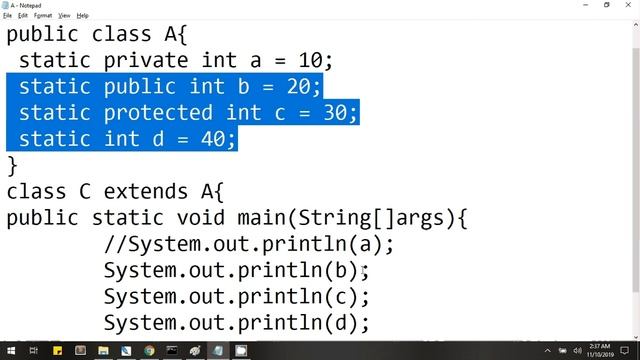 24 Access Modifiers in Java (Part II) смотреть онлайн