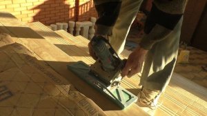 Снятие фаски на ступенях из керамогранита.