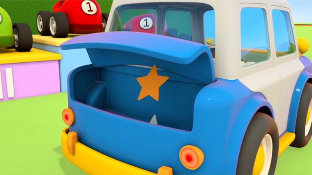 Racing cars play with the balloons! Full episodes of Helper Cars cartoon. Funny cartoons for kids. смотреть онлайн