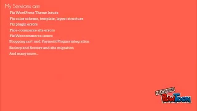 Fix any wordpress issues or bug or error смотреть онлайн