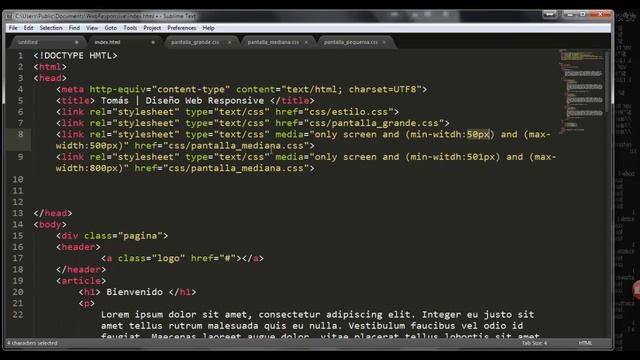 #4 | Curso Diseño Web Responsive | Añadiendo Atributos CSS, HTML5 Shiv, Non-Scalable смотреть онлайн