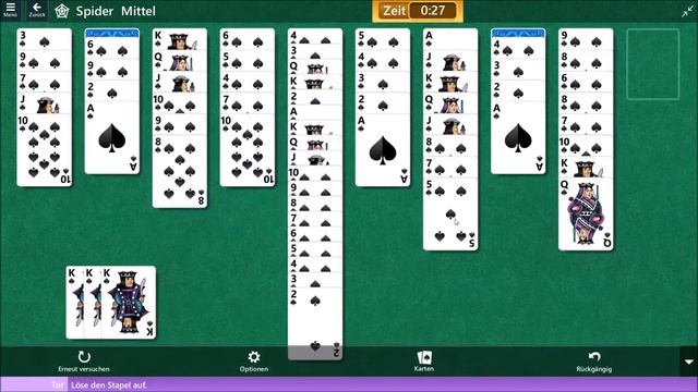 Mix III | Star Club - Classic | Spider Medium | Solve the deck | Game 2 смотреть онлайн