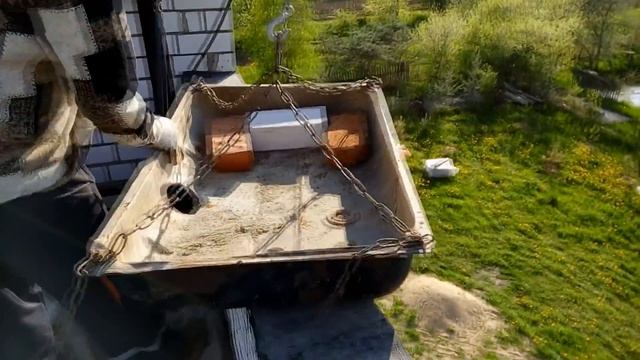 Самодельный грузоподъемный кран-незаменимый помощник в строительстве дома. Строю дом ч.9. смотреть онлайн