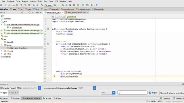 How to use DatePicker in Android смотреть онлайн