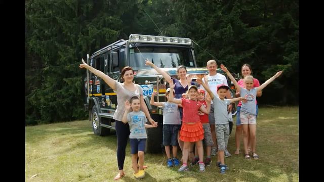 Самый большой в Украине Джип Довбуш Экскурсии в Яремче на самом большом джипе смотреть онлайн