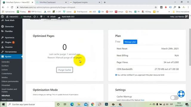 PLUGIN para Mejorar VELOCIDAD de CARGA Wordpress | GRATIS | Mejorar pagespeed wordpress смотреть онлайн