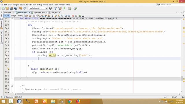 Search data in database using java смотреть онлайн