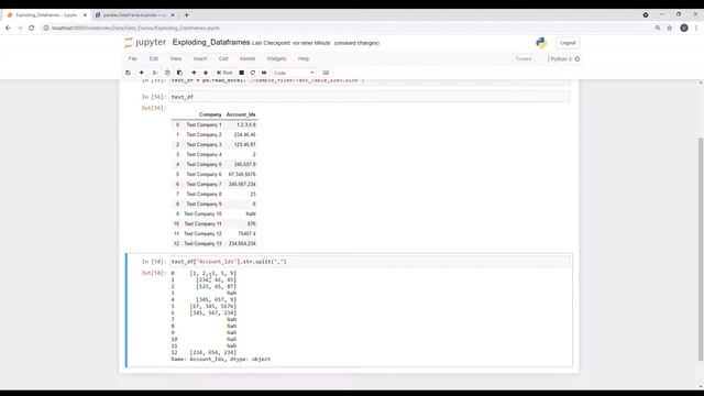 Pandas Exploding Dataframes смотреть онлайн