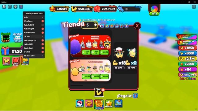 ROBLOX BOXING FRIENDS SIMULATOR SCRIPT смотреть онлайн
