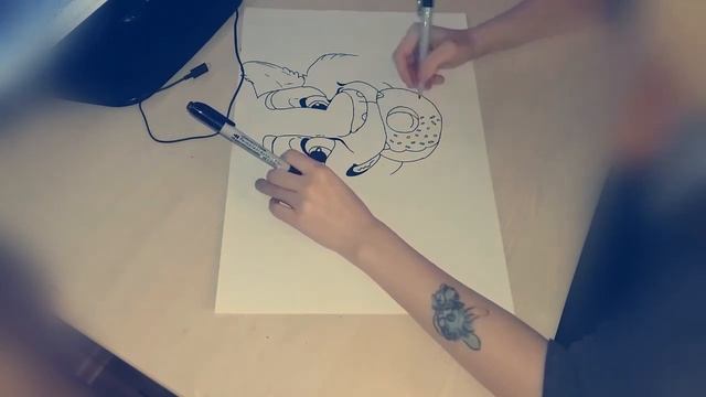 Рисую героя из мультика ЗвероПолис смотреть онлайн