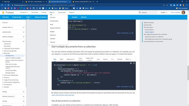 SP21 Web Apps: 32 - Quiz Listing Page - Using a Custom Hook to Display a Firestore Collection смотреть онлайн