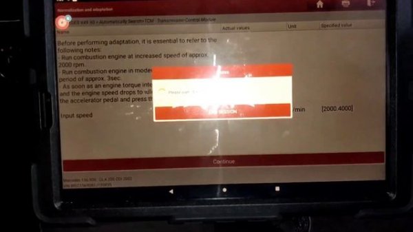 287c00 adaptation was not completed successfully Mercedes Benz w156 w117 w246 fix problems