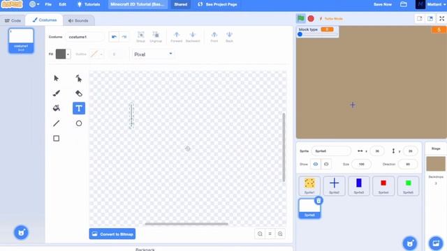 Scratch: 2D Minecraft (Easy) Tutorial (Ep.5) смотреть онлайн