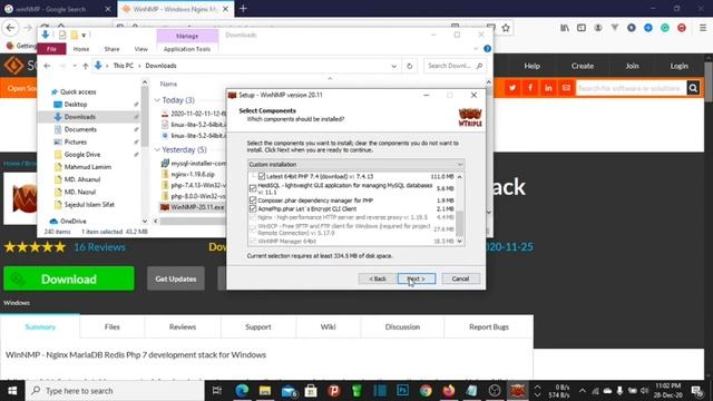 How to install WinNMP and setup Laravel смотреть онлайн