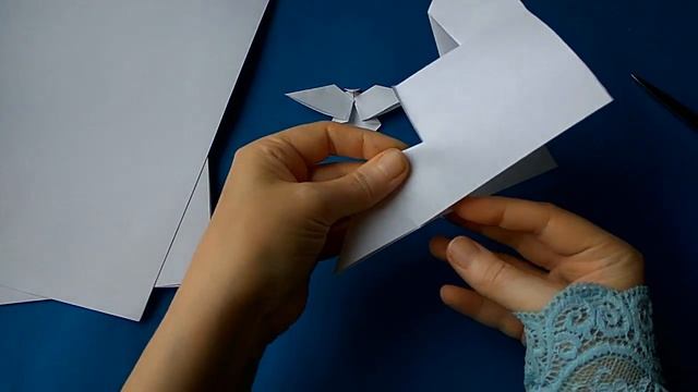 Как сделать летучую мышь из бумаги 2,летучая мышь оригами. смотреть онлайн