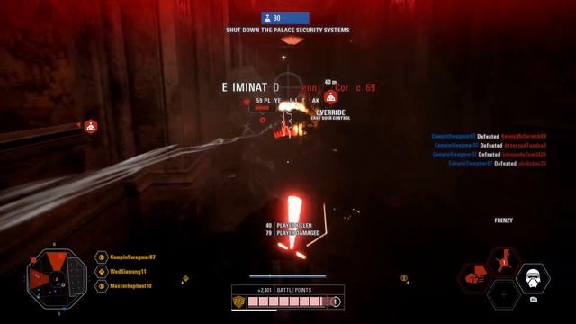 96 Kylo Ren Killstreak (Naboo) Star Wars Battlefront 2 смотреть онлайн