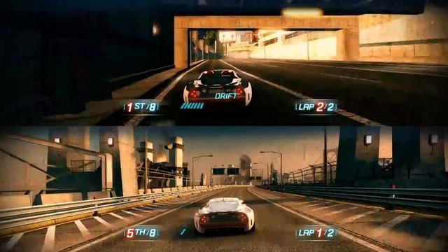 Split Second Split Screen Gameplay смотреть онлайн