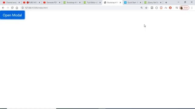 Bootstrap 4 Modals Crash Course | Creating a Basic Modal and Adding Animation to it смотреть онлайн