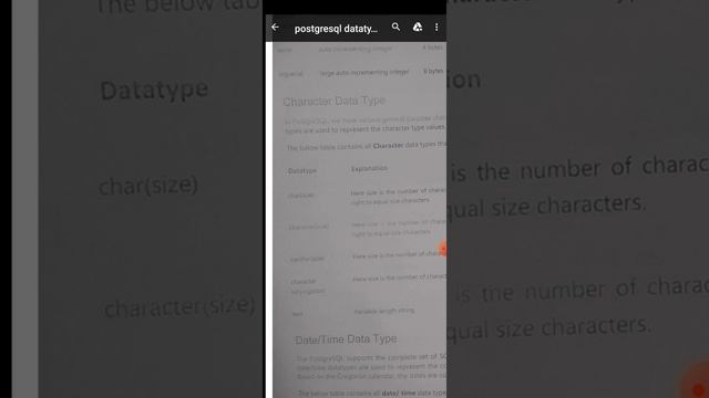 postgresql datatypes смотреть онлайн