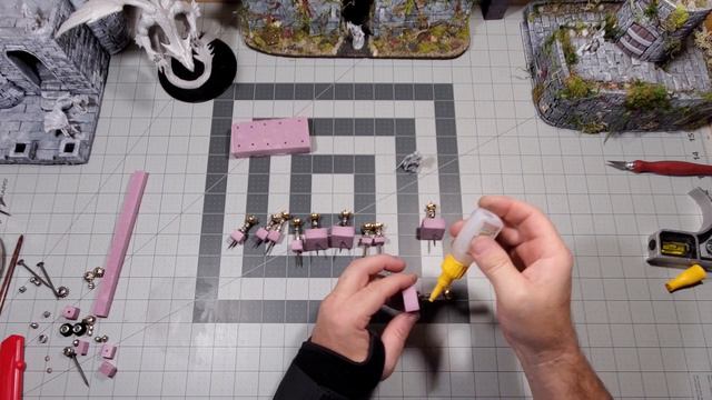 Building Castle Fire Braziers/Cauldrons for D&D, XPS foam Terrain Build, Warhammer gaming terrain смотреть онлайн