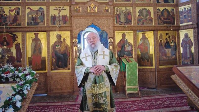 Проповедь епископа Александровского и Юрьев-Польского Иннокентия в Зосимовой пустыни 02.10.22 смотреть онлайн