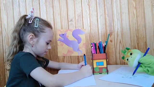 Челлендж "Художники" с Дракончиком Димой смотреть онлайн