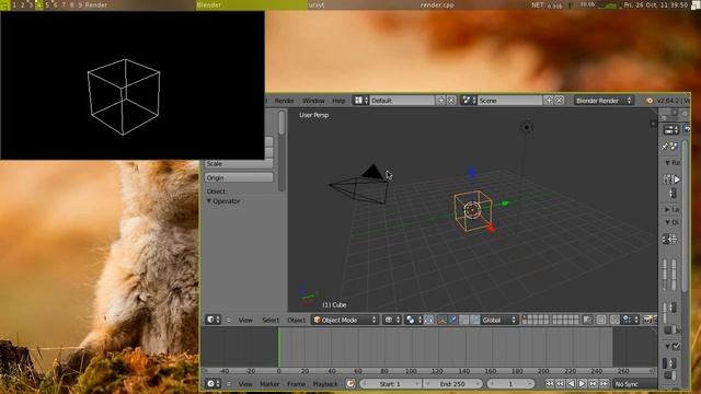 Blender 3D real time export over serial line смотреть онлайн