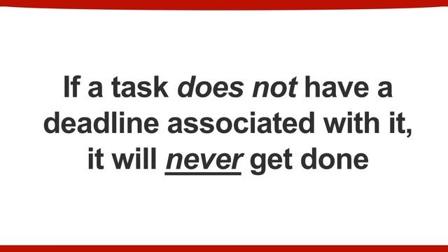 How to Set Deadlines (Avoid Parkinson's Law) смотреть онлайн