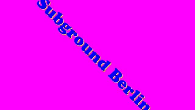 Subground Berlin Club Sound 27.01.2001 (live) смотреть онлайн