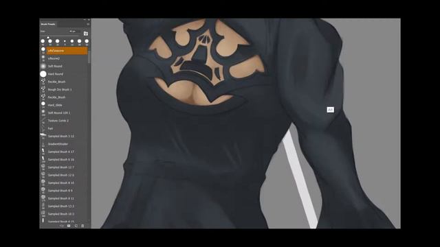 Nier Automata 2B Speedpaint [Photoshop] смотреть онлайн