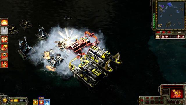 Command & Conquer Red Alert 3 Corona MOD The BIG NAVAL WARFARE! 2k BIG Naval Map! смотреть онлайн