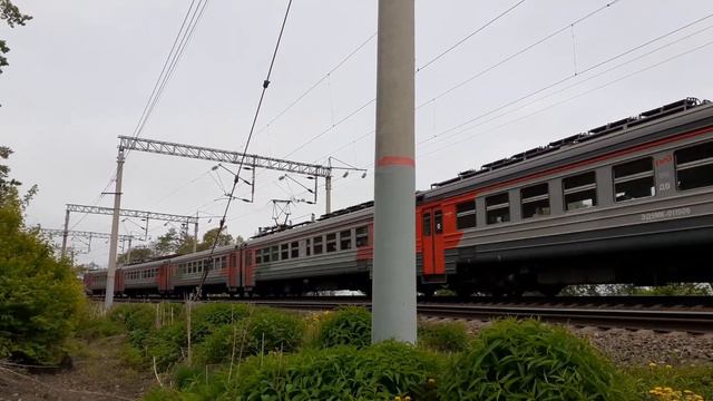 Электропоезд ЭД9МК-0107 с сообщением Ружино-Владивосток смотреть онлайн