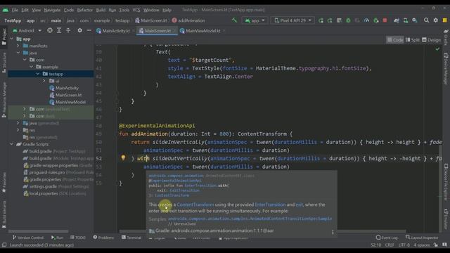 Moving Text Animation with Jetpack Compose | Android Studio Tutorial смотреть онлайн