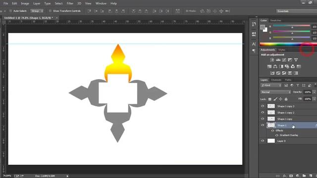 Custom Logo Using Shape tool in Photoshop-PS Tutorial смотреть онлайн