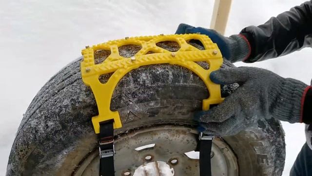 Резиновые цепи браслеты на колесо. Как одеть? Инструкция! смотреть онлайн