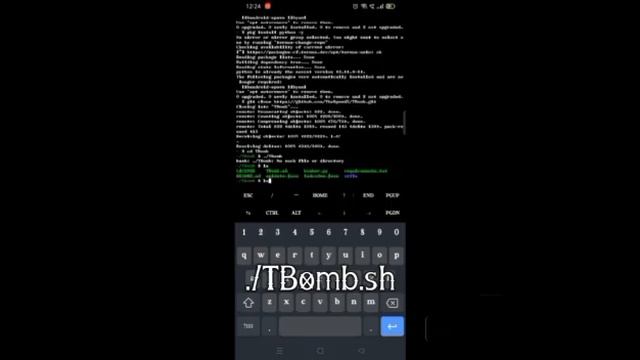 TBomb for Termux in Android...Sms Bomber and Email Bomber using Termux, don't missuse it. смотреть онлайн