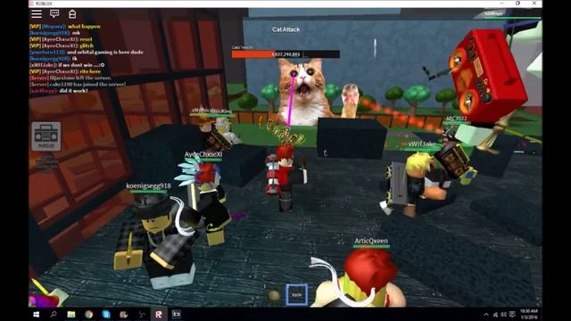 ROBLOX - Mad Games Cat Attack Fast Run смотреть онлайн
