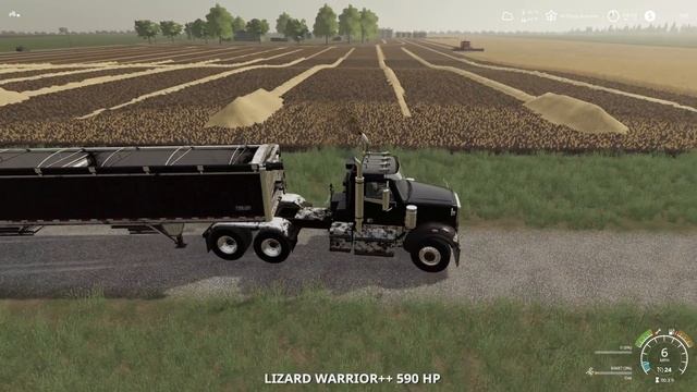 WELKER FARMS FS19! HARVEST BEGINS WITH A CRASH! (SEASONS) смотреть онлайн